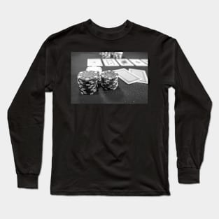 Poker chips, and playing cards Long Sleeve T-Shirt